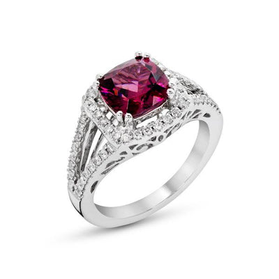 Cubic, Silver Engagement Wedding Band Ring